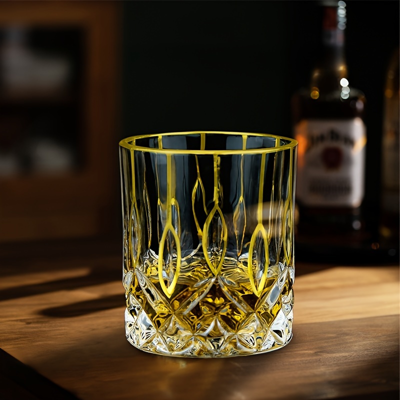Whisky Beer And Wine - Whiskey Glass Gold Line Wine Whisky