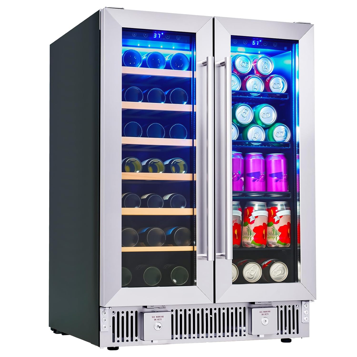 Beverage Refrigerator, 24-Inch - Beer Wine Zone review and price