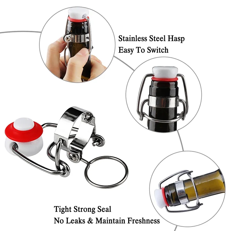 Flip Top Cap Stopper Swing Top - Wine Root Beer review and price