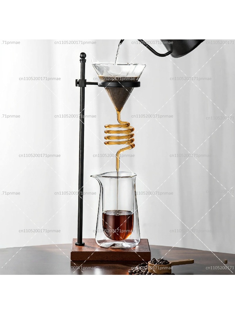 Elegant Spiral Glass Pour Over - Decanter Aerator Set review and price