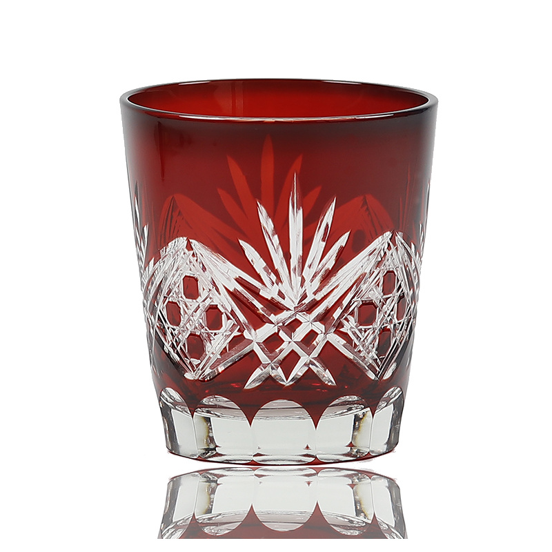 Red Edo Crystal Whisky Glass J - Whisky Beer And Wine review and price