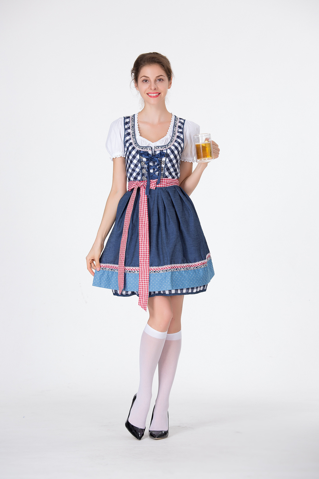 Women German Dirndl Dress Plai - Beer & Wine Jockey Plaza Shopping review and price