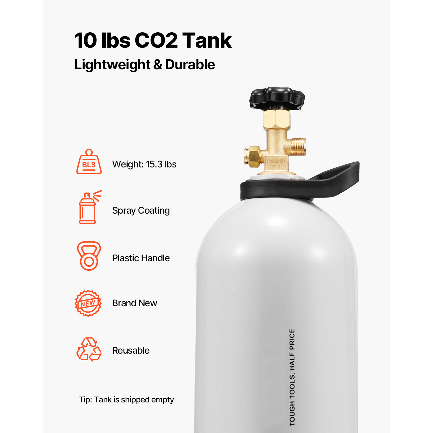 SucceBuy CO2 Tank 10 lbs New A - Beer & Wine Jockey Plaza Shopping review and price